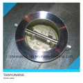 API 594 нержавеющая сталь двухклавишный вафельный обратный клапан